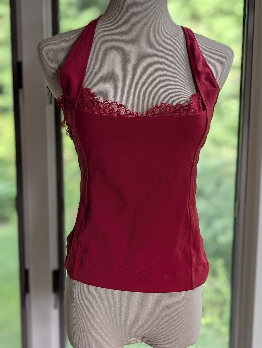 NWT FREE PEOPLE INTIMATELY LOOKING GOOD CAMI Size M RED - Picture 3 of 10
